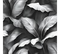 Tropical Leaves Peel and Stick Wallpaper 3D Printed Jungle Painted for Boys Girls Teen Bedroom Living Room Kitchen Removable Decor Wall Mural Paper 17.3"x197"
