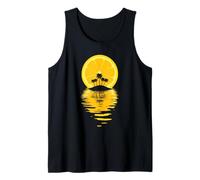 Tropical Lemon Sunset - original design, summer, chill relax Tank Top