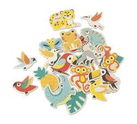 Tropical Magnets - Set of 24 Multicoloured one size