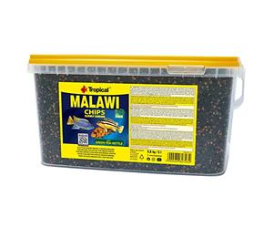 Tropical MALAWI CHIPS 5L / 2,6kg - premium food for malawi cichlids (mbuna group) & omnivorous cichlids - supports health, coloration & breeding