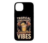 Tropical Mango Pineapple Smoothie Vibes Case for iPhone 14 Plus