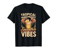 Tropical Mango Pineapple Smoothie Vibes T-Shirt