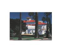Tropical Mansion by Hiroshi Nagai Poster Picture Print Canvas Wall Paint Art Decor Modern Home 16x24inch(40x60cm)