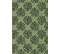 Tropical Monstera A5 Dot Grid Notebook - 100 Pages, Soft Cover, 5mm Dot Spacing - Green Leaf Pattern Journal for Bullet Journaling, Note-Taking & ... Monstera Plants, A5, Seamless Pattern