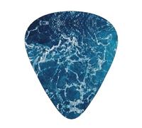Tropical Ocean Beach Theme 12-Pack Guitar Picks Set â€“ Unique Single-Sided Printed Picks With Abs Material For Acoustic, Electric Guitars & Ukuleles