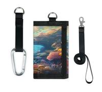 Tropical Ocean Underwater World Wallet Slim Small Pocket Money Organisers Bag Lightweight Portable Change Purse
