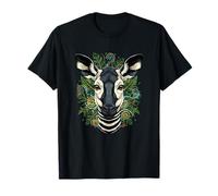 Tropical Okapi Jungle Rainforest Wildlife Portrait T-Shirt