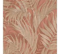 Tropical Palm Leaf Brown Wallpaper Design Id Textured Paste The Wall Vinyl