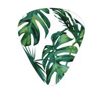 Tropical Palm Leaves,12 Pcs Guitar Pick,3 Different Thickness Plectrums for Acoustic Guitar Bass Ukulele (0.46mm 0.96mm 0.71mm)