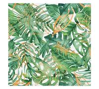 Tropical Palm Leaves Cloth Napkins Set of 6 Palm Print Reusable Washable Kitchen Dining Table Napkins for Home Dinner Wedding Banquet Banquet Party 50.8 x 50.8 cm