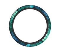 Tropical Palm Leaves Printed Elastic Steering Wheel Cover - Non-Slip Texture Steering Wheel Cover for All Vehicle Types ?