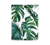 Tropical Palm Leaves, PU Leather Laptop Sleeve, Notebook Bag Laptop Case Sleeve Tablet Briefcase