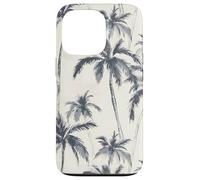 Tropical Palm Tree Art Design, Coastal Home Decor, Island Case for iPhone 13 Pro