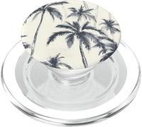 Tropical Palm Tree Art Design, Coastal Home Decor, Island PopSockets PopGrip for MagSafe