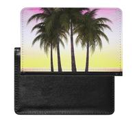 Tropical Palm Tree Passport Cover Protector Rfid Blocking Passport Holder Id Card Holder Secure Travel Wallet Organizer for Passport Tickets Credit Cards, style, One Size