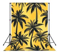 Tropical-Palm-Trees 5x7ft Photography Backdrop, Photo Background With Rod Pocket, Foldable Studio Backdrop For Birthday, Wedding, Party Decoration