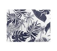 Tropical Palm Trees Leaves Silhouette Hawaiian,500 Pieces Puzzles for Adults-Wooden Jigsaw Puzzle for Adults Elderly