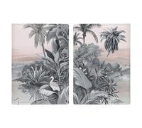 Tropical Palm Trees Passport Holder, ID Card Protector Case Passport Holder with Slot Passports Travel Wallet Document Cover for Women And Men