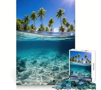 Tropical Paradise Below The Sea 1000-piece Puzzle for Teenagers Memory Skill Mind Soothing Fun Clean Edges Thoughtful Gift (50x75cm)