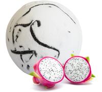 KDMD Tropical Paradise Coco Bath Bomb - Dragon Fruit in White KDMD White