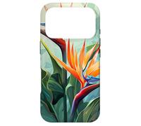 Tropical Paradise Hawaiian Birds Illustration Case for iPhone 17 Pro