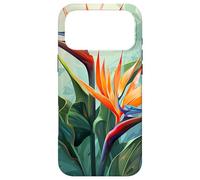Tropical Paradise Hawaiian Birds Illustration Case for iPhone 17 Pro Max