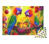Tropical Parrot 1000 Piece Jigsaw Puzzle Paper for Adults Colorful Wild Bird Focus Home Decor Stress Relief 70x50cm/1000pcs
