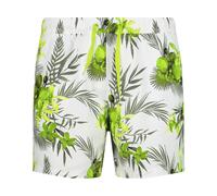 Tropical patterned swim shorts CMP Vert 4XL