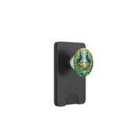 Tropical Peacocks Waterfall Jungle Paradise PopSockets PopWallet for MagSafe