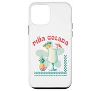 Tropical Piña Colada Retro Cocktail Pineapple Drink Beach Case for iPhone 12 mini