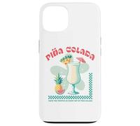 Tropical Piña Colada Retro Cocktail Pineapple Drink Beach Case for iPhone 13
