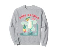 Tropical Piña Colada Retro Cocktail Pineapple Drink Beach Sweatshirt