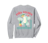 Tropical Piña Colada Retro Cocktail Pineapple Drink Beach Sweatshirt