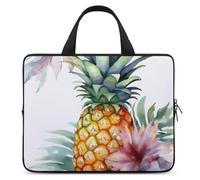 Tropical Pineapple Laptop Bag Durable Laptop Sleeve Water-Resistant Notebook Bag for Computer Or Tablet