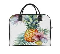 Tropical Pineapple Laptop Tote Bag Casual Travel Handbag Multi Pocket Shoulder Bags for Work Travel