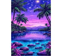 Tropical Plant Lake Jigsaw Puzzles for Adults 500 Pieces Educational Toys Challenging Game 500 Piece Puzzles for Adults for The Whole for Women Gifts for Men