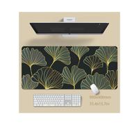 (Tropical Plants (2), 700x400x3mm) Large Gaming Mousepads Leaf Art Mouse Pad Computer Mousemats Mouse Mat Desk Pad For PC Keyboard Mat Table Pad