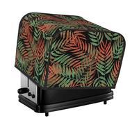 Tropical Plants 4-Slice Toaster Cover â€“ Premium Oxford Cloth Dust Cover With Full-Print Design, Splash-Resistant & Pet-Safe For Toasters, Air Fryers, And Small Kitchen Appliances