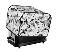 Tropical Plants 4-Slice Toaster Cover â€“ Premium Oxford Cloth Dust Cover With Full-Print Design, Splash-Resistant & Pet-Safe For Toasters, Air Fryers, And Small Kitchen Appliances