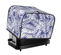Tropical Plants 4-Slice Toaster Cover â€“ Premium Oxford Cloth Dust Cover With Full-Print Design, Splash-Resistant & Pet-Safe For Toasters, Air Fryers, And Small Kitchen Appliances