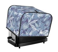 Tropical Plants 4-Slice Toaster Cover â€“ Premium Oxford Cloth Dust Cover With Full-Print Design, Splash-Resistant & Pet-Safe For Toasters, Air Fryers, And Small Kitchen Appliances