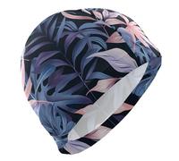 Tropical Plants swim caps for men Short Hair waterproof for swimming Hair Protection and Drag Reduction gorro para piscina mujer