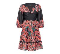Tropical Print Cotton Dress - female - PINKO - Short Dresses - Multicolor - S - Dresses S