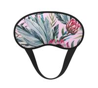 Tropical Protea Pattern, Full Eye Covers Light Blocking Eye Masks Blackout Sleep Eye Muffs