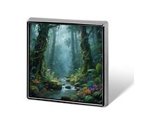 Tropical Rain Forests Backpack Pin Cute Brooch Decoration Brooches for Women Mens Lapel Pins for Suits Fashion Button Badges for Hat Backpacks Purses Jackets Shirt Suit Lapels-Square