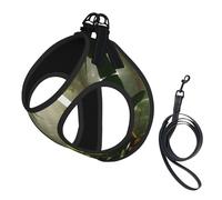 Tropical Rainforest Jungle Scene Compact Pet Suspender Vest-The Perfect Small Pet For A Comfortable Walk