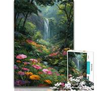 Tropical Rainforest Landscape 1000 Piece Jigsaw Puzzle for Adults And Teenagers,Challenging To Complete But Fun And Humorous Unique Home Decor And Gifts (75x50cm)