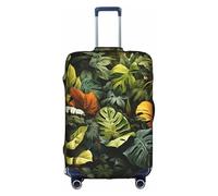 Tropical Rainforest Palm Leaves Suitcase Covers L Fashion Personality Prints Suitable for Business and Outdoor Use