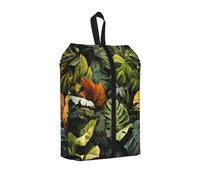 Tropical Rainforest Palm Leaves Water Resistant Travel Shoe Bag with Handle for Suitcase Sneakers Boots Gym 1 PC