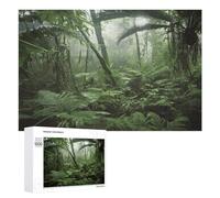 Tropical Rainforest Puzzles for Adults Wooden Jigsaw Puzzle with Storage Box Personalized Exquisite Wooden Puzzle for Home Wall Decorative Puzzles&Relaxing Gifts 1000 PCS Pieces